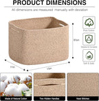 Woven Cotton Rope Storage Basket - Image 2