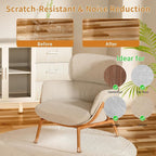 24 PCS Silicone Chair Leg Floor Protectors Small Rubber Felt Furniture Pads - Image 3