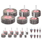 24Pcs Abrasive Flap Wheel Sander Set 80 Grit Sanding Flap Wheels Abrasive Flap by Funnytek