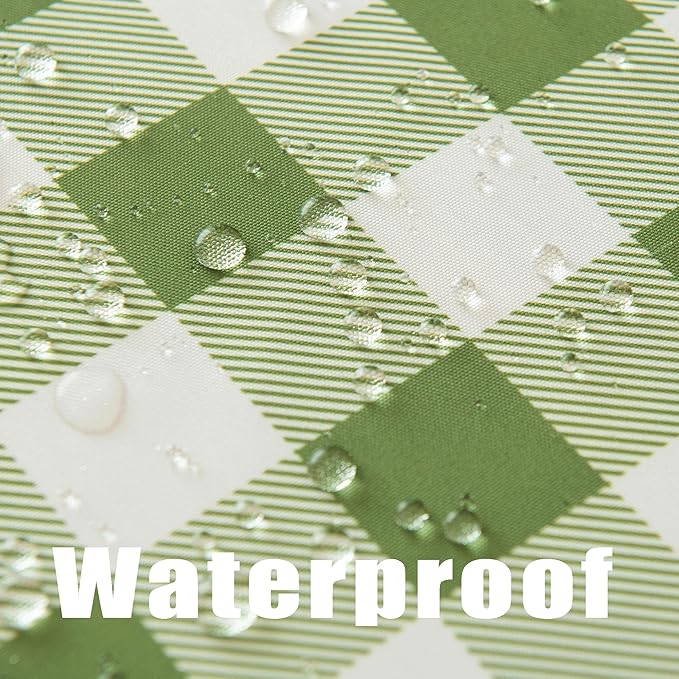 Classic Gingham Plaid Tablecloth Fabric - Image 4
