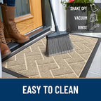 OLANLY Front Door Mat Indoor Outdoor Entrance, Waterproof All-Season, - Image 6