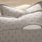 ZWJD Pillow Covers 22x22 Set of 2 Soft Polyester Textured Pillow Covers - Image 3