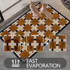 Ultra Thin Door Mat Indoor Entrance, 1/10 in Thin Door Mats - Image 6