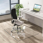 Office Chair Mat for Hardwood Floor, 1/8" Thick 46”x 60” Crystal Clear Hard - Image 2