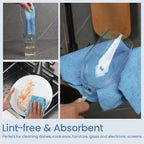 Greenfound Microfiber Cleaning Cloth Roll -80 Pack, Tear Away Towels, Reusable - Image 4