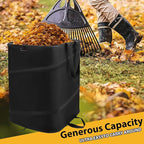 YUDI & GARDEN 46 Gallon Square Collapsible Yard Waste Bin｜Collapsible Trash - Image 6