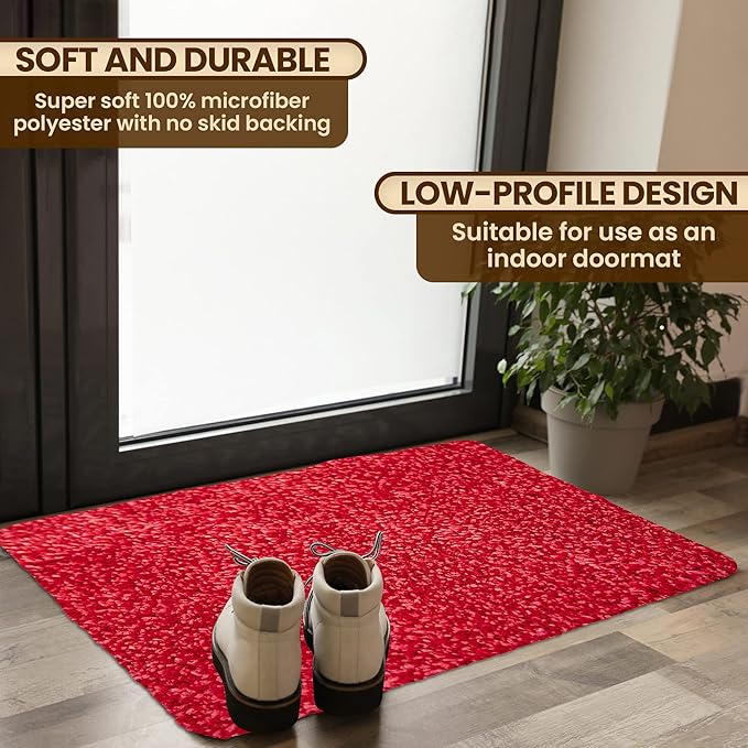 Premium Microfiber Indoor Door Mat – 20"x30" Washable Entry Mat, Waterproof - Image 3