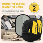 Pet Hair Removal Glove 2-Pack – Reusable Dog & Cat Fur Remover Mitts – - Image 7