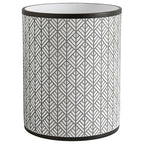 Allure Home Creation Shelby Resin Grey Multicolored Wastebasket Trash Can by AllureHomeCreation