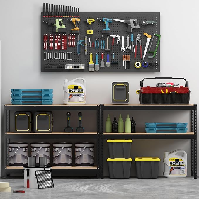 PrimeZone 48" x 24" x 72" Heavy Duty Storage Shelves, 5 Tier Adjustable Garage - Image 9