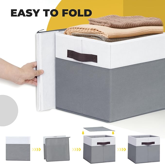 Criusia Storage Cubes -11 inch Closet Organizers and Storage Bins - Image 7