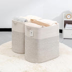 Storage Baskets for Clothes Fabric Cotton Rope Storage Basket bins - Image 3
