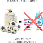 Friendsheep Wool Dryer Balls 6 Pack XL Organic Premium Reusable Cruelty Free - Image 3
