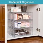 Vtopmart 6 Pack Large Stackable Storage Drawers, Easily Assemble Acrylic - Image 6