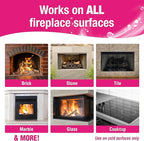 Quick N Brite Fireplace Cleaning Kit – Includes 24 oz Fireplace Glass Cleaner - Image 3