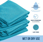 GREEN LIFESTYLE Chamois Cloth, Microfiber Cleaning Cloth 750 Pack, Borderless - Image 2