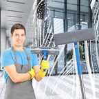 20 Feet+ High Reach Window Squeegee, 2-in-1 Window Cleaner Tool - Image 7