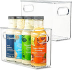 Plastic Food Storage 2 Pack Clear Container Bin by primebox