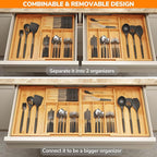 BAMEOS Expandable Silverware Drawer Organizer - Image 5