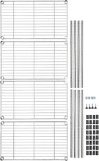 Amazon Basics 4-Shelf Adjustable, Storage Shelving Unit, Steel Organizer Wire - Image 7