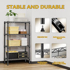 1000 lbs 4 Tier Shelf Metal Storage Shelves Wire Rack Closet Organizers - Image 6