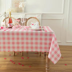 Classic Gingham Buffalo Tablecloth Fabric - Image 7