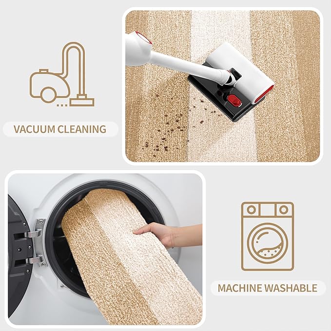 Kitinjoy Indoor Outdoor Door Mat, 36x24 Non-Slip Absorbent Dirt Trapper - Image 5