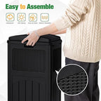 Flamaker 30 Gallon Trash Can, Resin Outdoor Garbage Can - Image 4