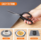 Shelf Liners for Kitchen Cabinets Non-Slip Drawer Liner Non Adhesive Cupboard - Image 5