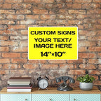 Repaly Personalized signs, Aluminum Weatherproof Metal Sign Multiple Sizes - Image 7