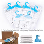 12 Pack Moisture Absorber Refill Hanging Bags, Moisture Absorber Packets - Image 9