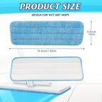24 Pack Microfiber Mop Pad, Spray Mop Replacement Heads - Image 2