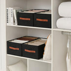 linen closet organizers and storage, 3 Pack Large Storage Baskets, Clothing - Image 8