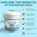 TradeGrade Pure Baking Soda Powder – 30 lb Bucket, Sodium Bicarbonate Powder | - Image 8