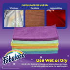 Fabuloso Microfiber Cleaning Cloths, Rainbow - Image 6