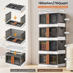 19Gal Collapsible Storage Bins - Image 3