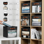HNZIGE Fabric Cube Storage Bins 11 x 11, Collapsible Storage Cubes Bins - Image 3