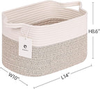 Medium and Large Woven Basket//With Handle, Used - Image 3