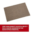 3M Scotch-Brite Heavy Duty Hand Pad 7440B, 6 in x 9 in, Hand Sanding Pad - Image 8