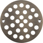 4-Inch Screw-in Shower Strainer Drain Cover Replacement Floor Strainer by vouruna