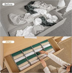 4 Packs T-shirt Drawer Organizers - Image 2