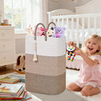 Woven Laundry Basket for Clothes, 100 L Large Rectangle Laundry Hampers - Image 3