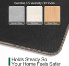 LUMI Ultra Thin Door Mat for Entryway, Low Profile Non Slip Rubber Backing - Image 9