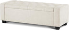 48" Ottoman with Storage, Large Storage Ottoman Bench by Mangodan