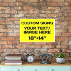 Repaly Personalized signs, Aluminum Weatherproof Metal Sign Multiple Sizes - Image 7