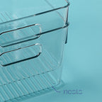Plastic Food Storage 4 Pack Clear Container Bin - Image 4