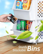 TidyFriend Plastic Stackable Bins - Image 7
