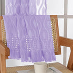 Aiyufeng Light Purple Sheer Curtains 54 Inch Length 2 Panels, Soft Lightweight - Image 9