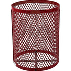Global Industrial Outdoor Diamond Steel Trash Can - Image 3