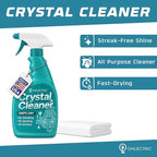 Crystal Chandelier Cleaner Spray Kit & Plastic Drop Cloth - Image 2
